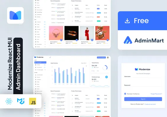 modernize-free-react-admin-dashboard-am