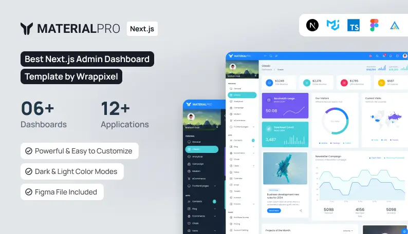 MaterialPro Next.js Admin Dashboard materialpro-nextjs